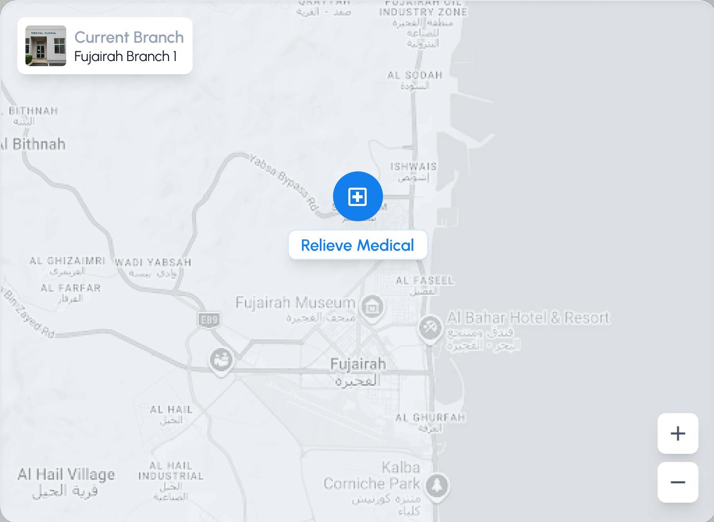 Fujairah Map