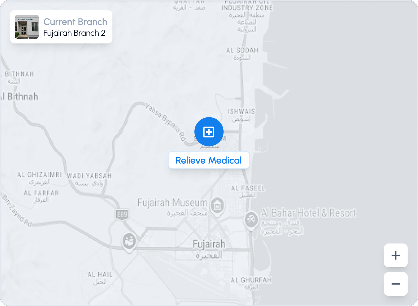 Fujairah Map